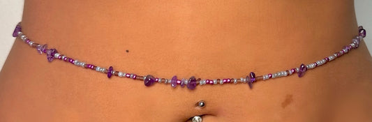 Amethyst Waist Beads
